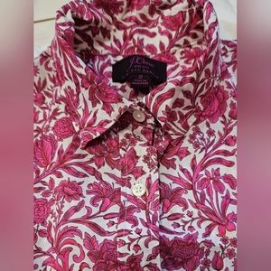 J Crew Liberty print perfect shirt Size 2